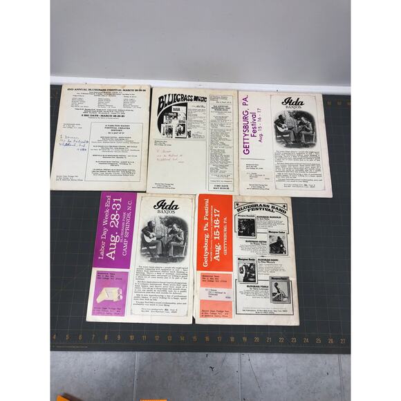 5 Muleskinner News Blue Grass Music Magazine 1975 Feb Mar Jun Jul & Aug Issues - Picture 5 of 8